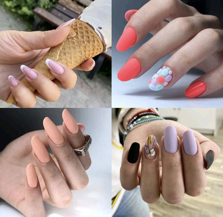 Unghii cu gel întreținere semi construcție pedi