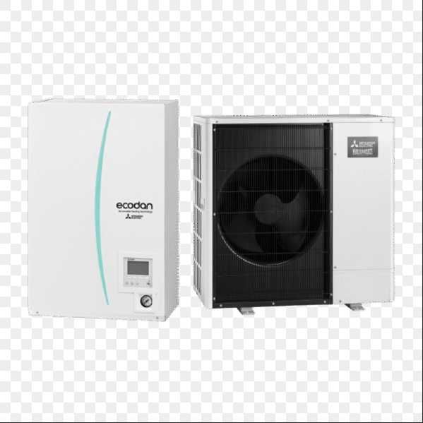 НОВА Термопомпа Mitsubishi Electric ZUBADAN R32 Ecodan 8-10kW Hydrobox