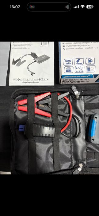 Silverline 12V Lithium Power Bank & Jump Starter
