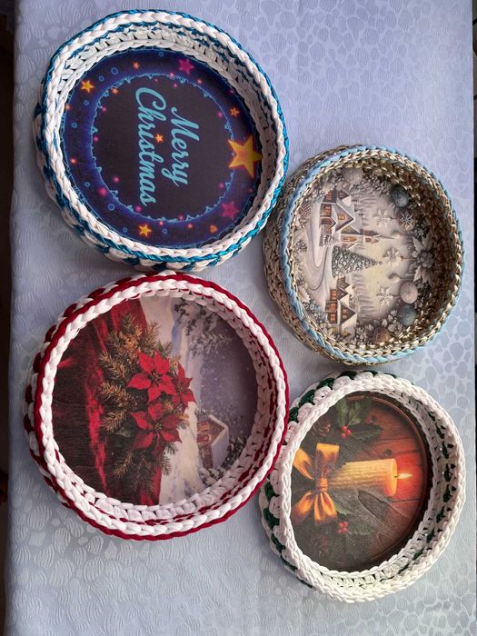 Ръчно изработени коледни панерчета