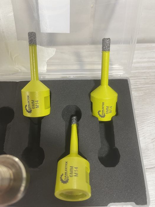 Burghiu cu diamant SANLEETEK - 6mm - 3 bucati