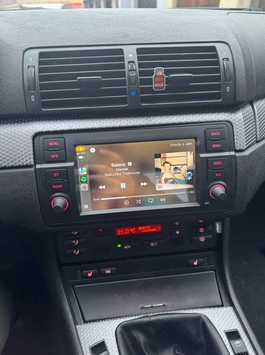 Navigatie GPS Android Dedicata BMW E46 - Android Auto , CarPlay , DSP