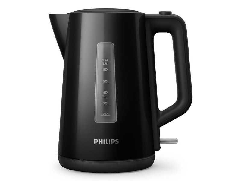 Електрическа Кана за Вода Philips HD9318/20, 1.7L, Черна
