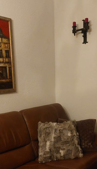 Mid Century - Pernă piele