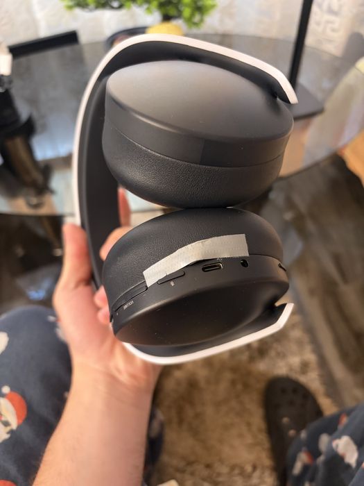 Sony PlayStation 5 Pulse 3D Wireless Over Ear Gaming Headset cu conexiune 3,5mm / USB Negru