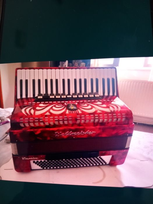 Acordeon  de vanzare120 basi acordeonul are burduf original are compre