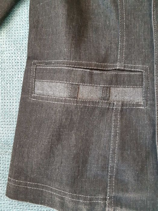 Черно дънково сако XXL