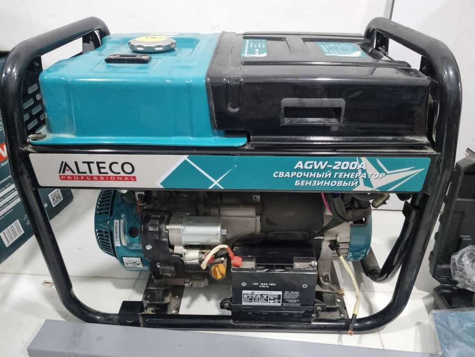 САК Бензиновый генератор сварочный ALTECO AGW 200 A. 1 год гарантий
