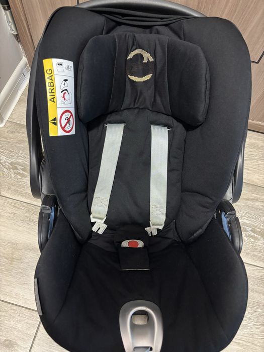 Scaun auto Cybex + bază Isofix + adaptoare cărucior – stare foarte bună