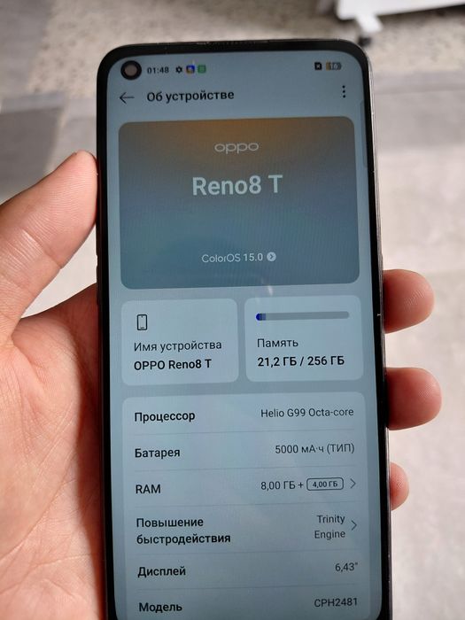 OPPO RENO 8T 256/8. ОППО телефон