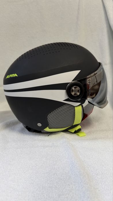 Casca de ski copii Alpina Zupo Visor Q-lite 51-55cm