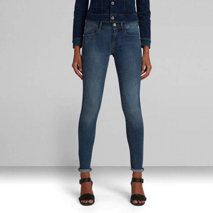 G-Star RAW Lynn D-Mid Waist Super Skinny Jeans ОРИГИНАЛНИ дамски дънки - 27 и 30