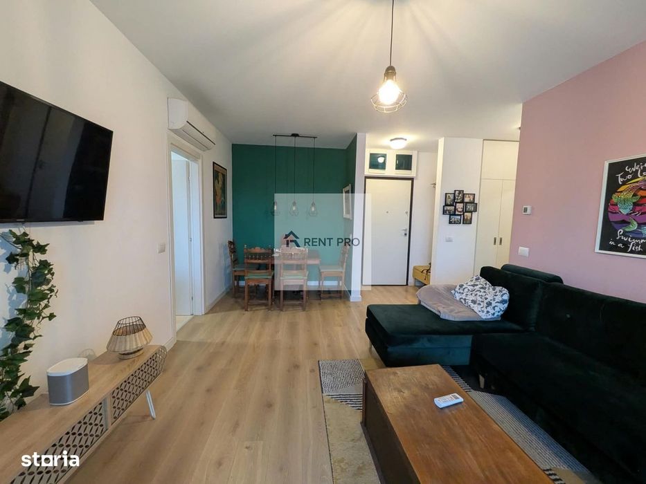 Apartament modern cu 2 camere de închiriat | AFI City Străulești |