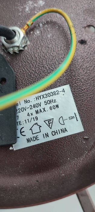 Люстры цвет венге.