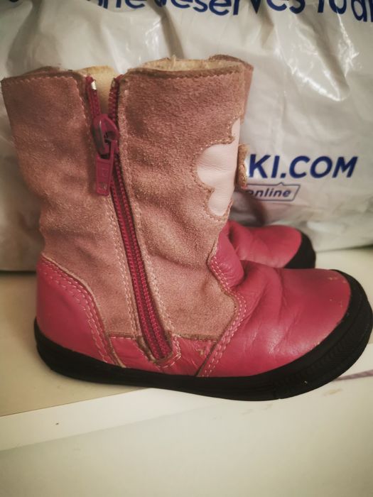 Детски кожени ботушки