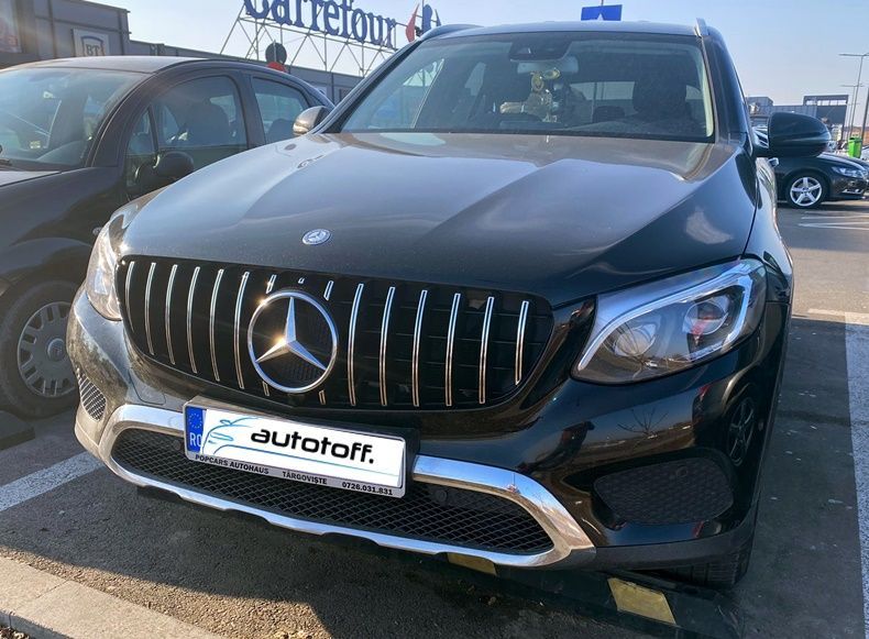 Grila centrla GLC X253 C253 compatibila cu Mercedes (15-18) Panamericana Crom Design