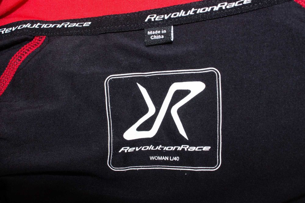 Revolution Race BambooSkin дамска блуза с цип термо бельо черна нова L