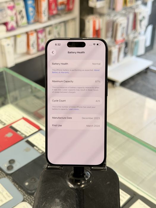 Apple iPhone 15 Pro 256GB Blue Titanium