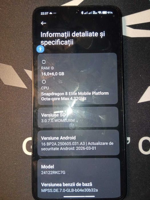 telefon Xiaomi Poco F7 Ultra