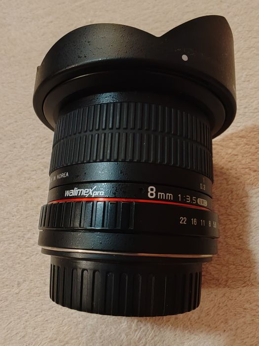 Fish eye Canon EF - Samyang (Walimex) Pro