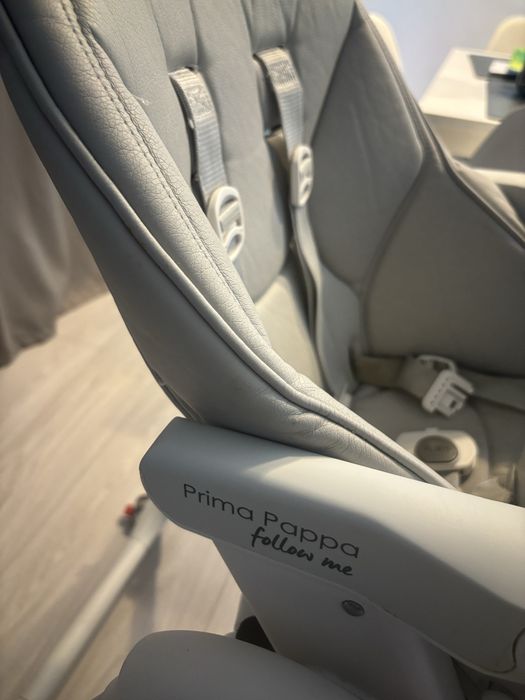 Scaun de masa Peg Perego Prima Pappa Zero Follow Me, Gri