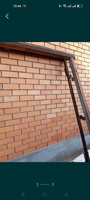 Ворота железные без калитки