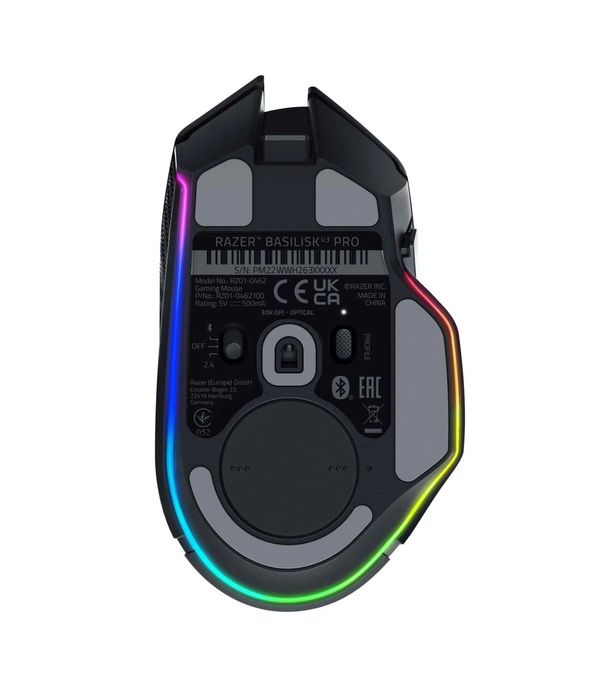 } Мышь проводная Razer Mouse Basilisk V3 Pro, RGB, USB-A/WL/BT, black