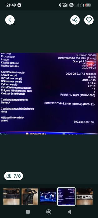 Receptor satelit Nou Zgemma H11S 4K  si  Vu zero