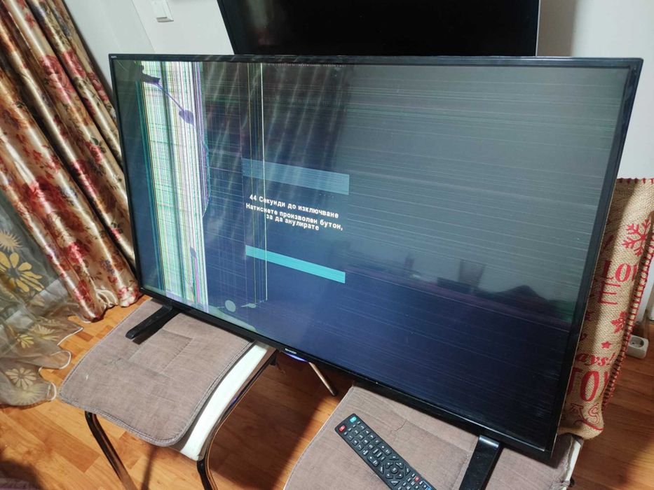 Sharp led tv 43 инча със дистанционно