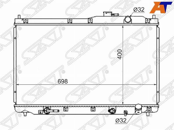 Радиатор Honda Step
