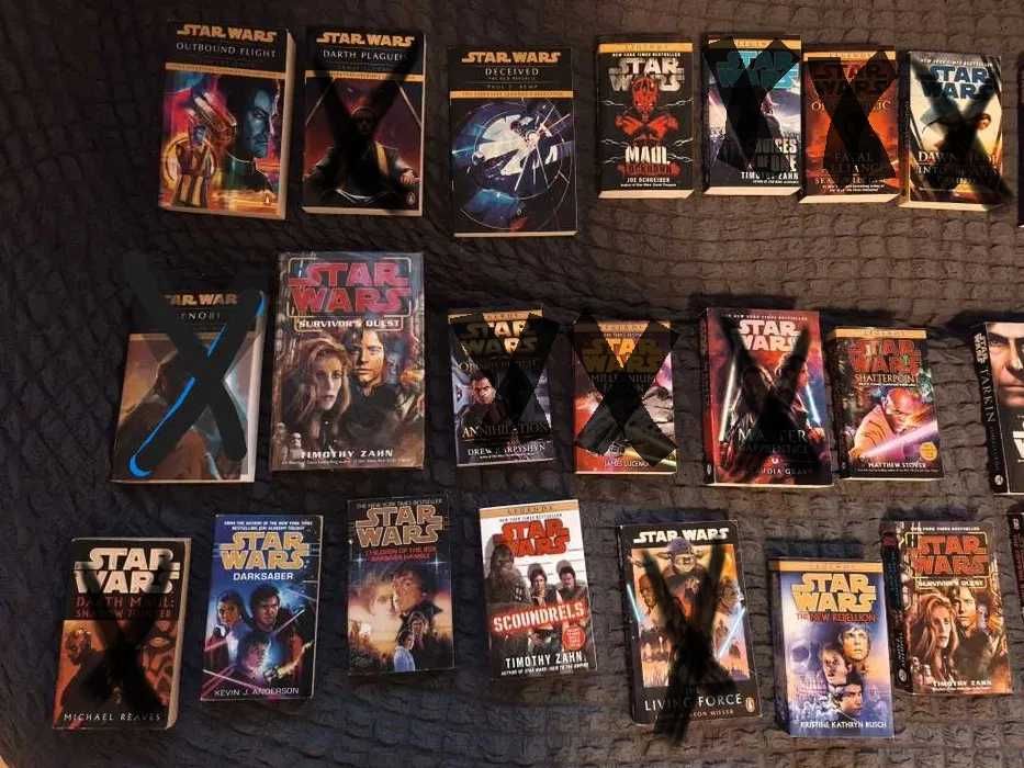 Книги на английски; Star Wars; Jedi; The Force; Dark Side; Thrawn;