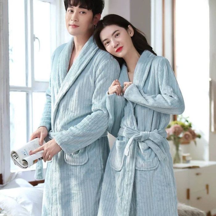 Парные халаты банные