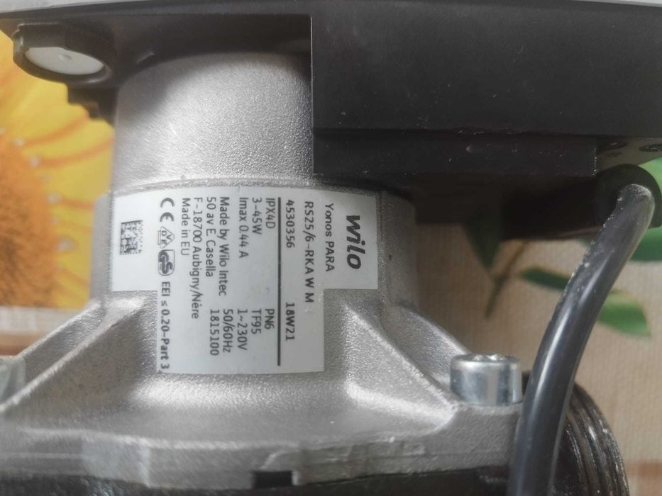 Vand 2 pompe de circulație Wilo Yonos PARA RS25/6-RKA WM – 25/6, 130 mm, 230V