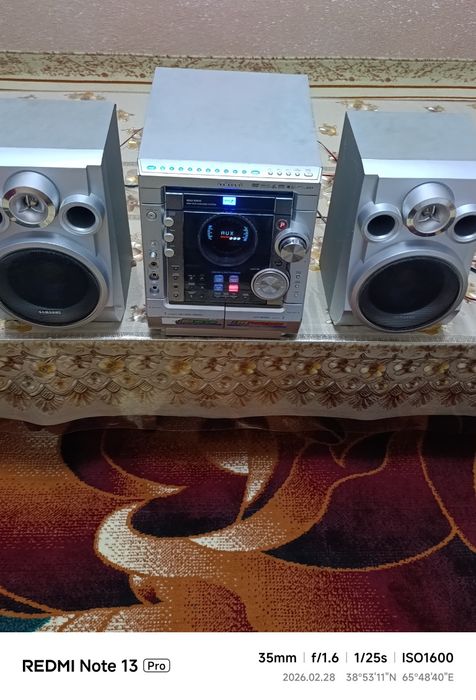 Samsung muzikalniy sentr Aux radio ishledi