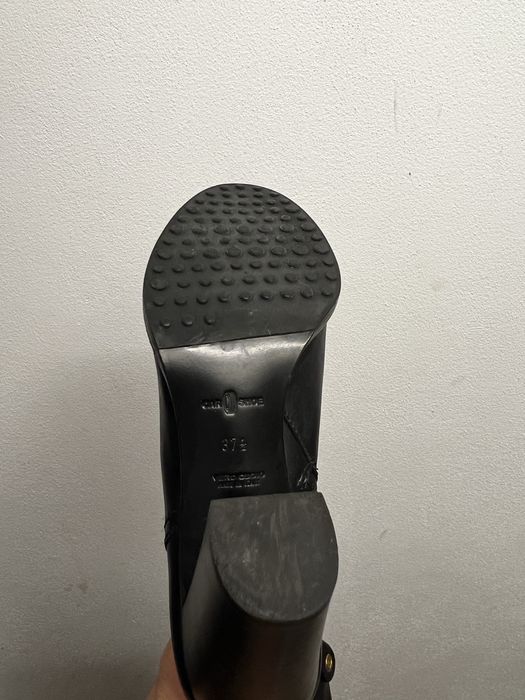 Incaltaminte din piele cizme elegante cu toc  dama