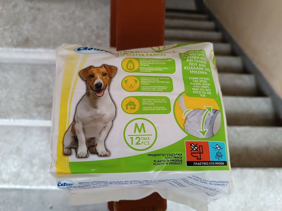 Пелени за куче размер M