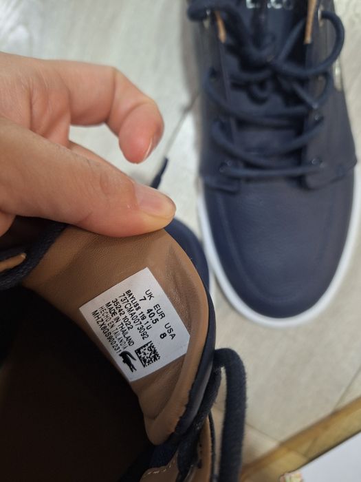 Мужские кеды lacoste