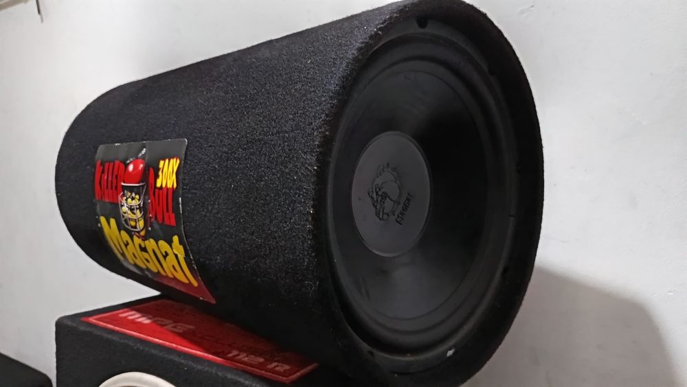 Pachet stație și subwoofer auto Magnat tun de bass 12 inch amplificator audio auto