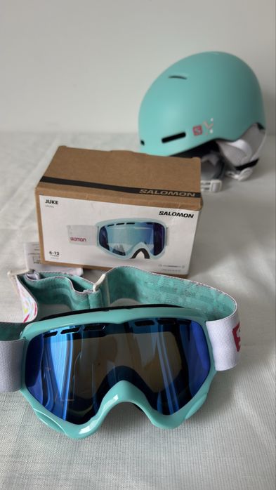 Casca copii Salomon Grom M cu ochelari salomon