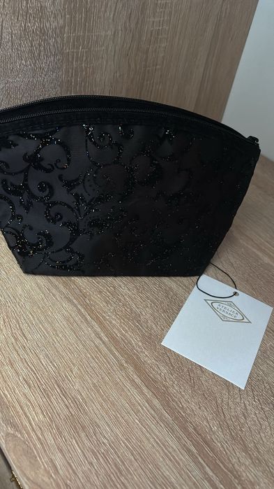 Portfard gentuța elegant cu particule sclipitoare Versace Atelier NOU