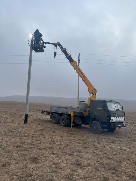 Услуги манипулятора 6,3тон и яма бур