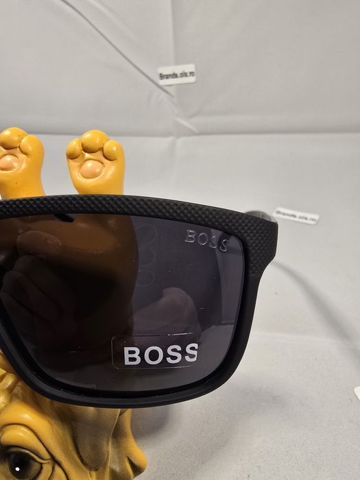 Promotie - Ochelari de soare BOSS, Black Frame, Mat, 802, made in Italy