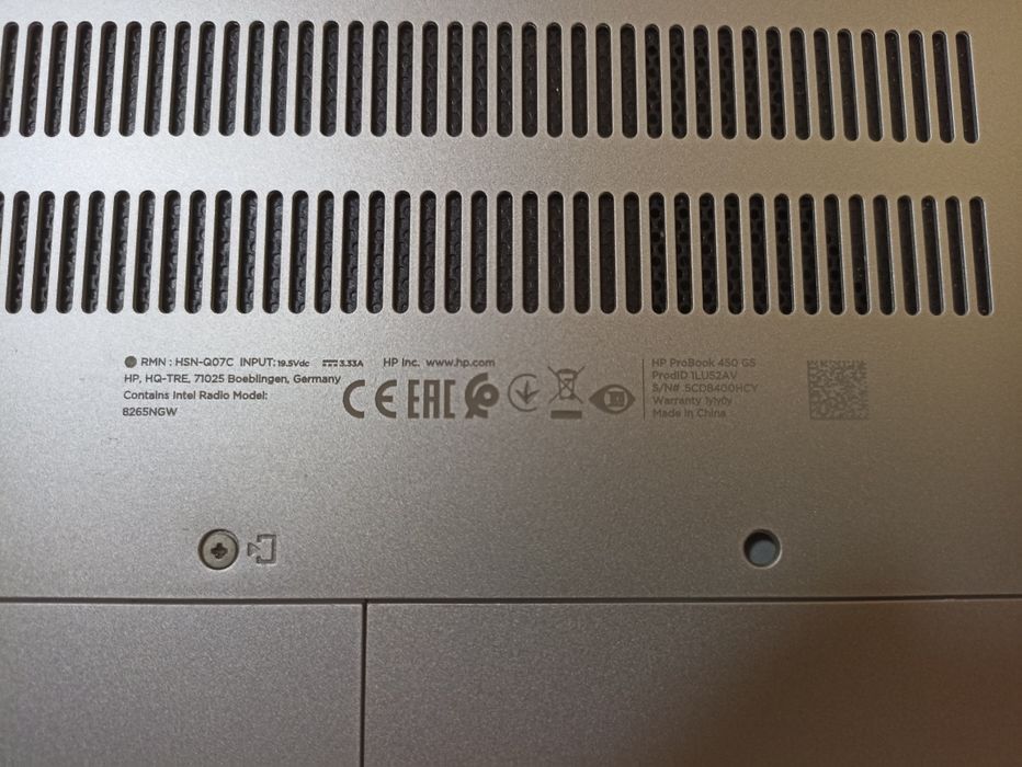 HP ProBook 450 G5 i5/4Core/12Ram