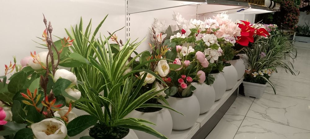 Суний гуллар ва дарахтлар Искусственные цветы и деревья