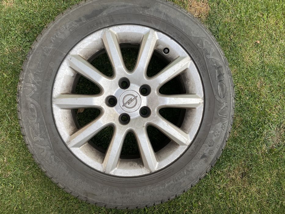 Set 2 Roti Jante 16 inch 5X110 Opel GM 2 anvelope iarna