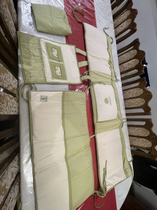 Набор для манежа с бортиками и одеялом