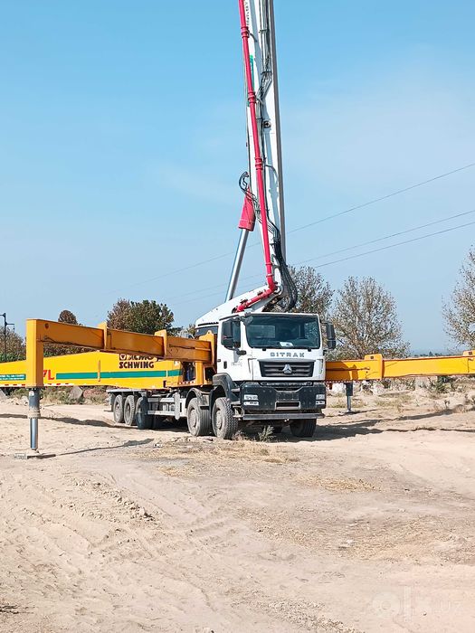 Автобетононасос хизмати 72 betonasos 72 metr
