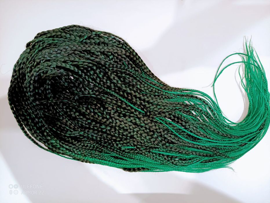 дреды женские зелёный