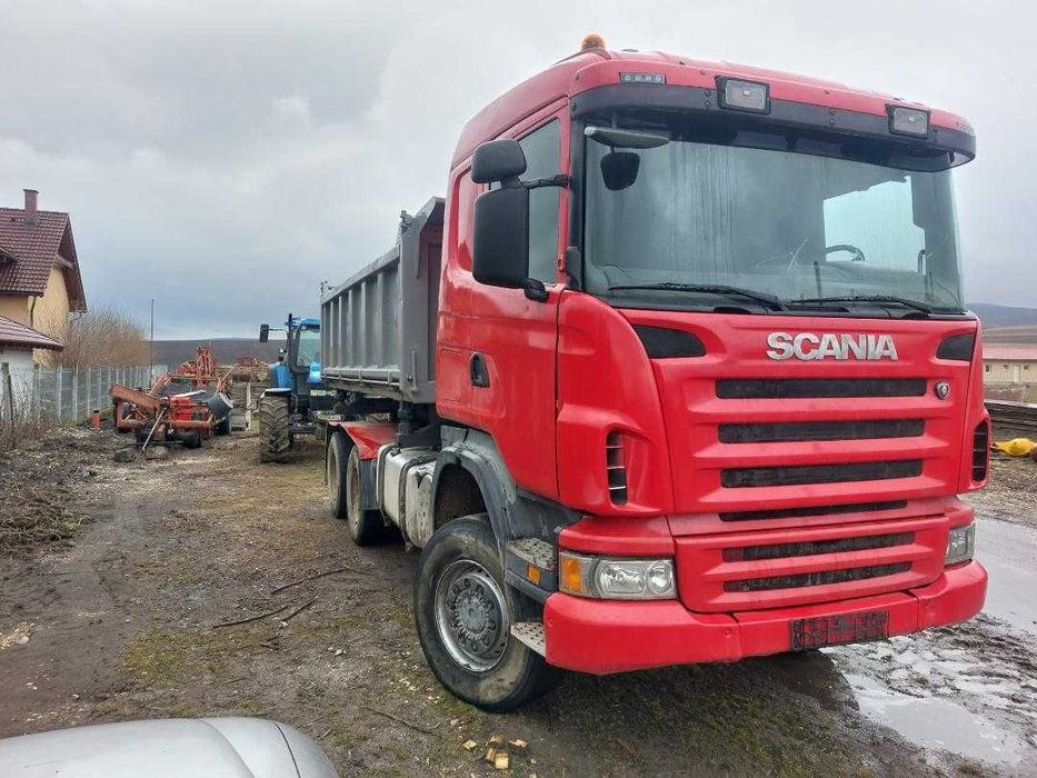 Scania R420 basculabil 6x6