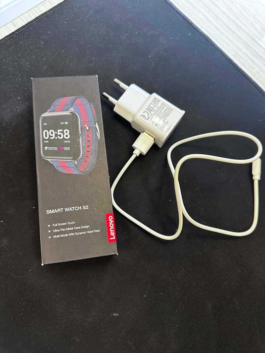 Смарт часовник Lenovo S2 Smart Watch Black